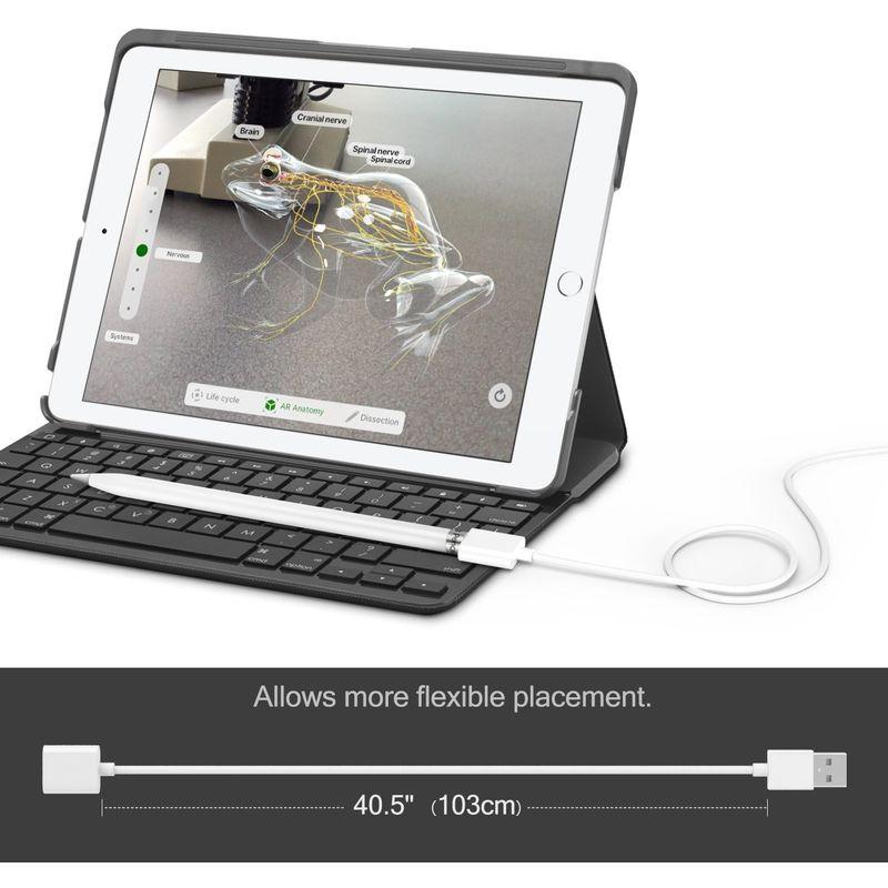 Apple pencil 充電 ケーブル-ATiC 1M iPad Pro用 アップルペンシル 充電ケーブル 2個セット｜chatan｜04