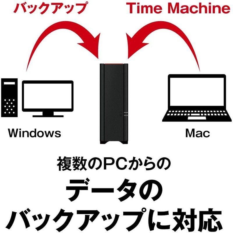 BUFFALO NAS スマホ/タブレット/PC対応 ネットワークHDD メカニカルハードデイスク 2TB LS210D0201G エントリ｜chatan｜08