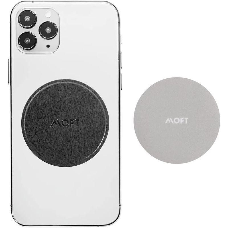 MOFT O スマホスタンド グリップ MagSafe対応 iPhone 12/13/14シリーズ対応マグネットシール付き磁力強化版 (Bl｜chatan｜07