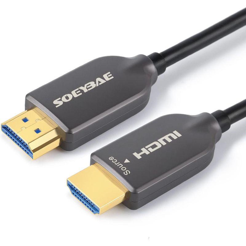 SOEYBAE 4K 光ファイバーHDMI ケーブル 50M HDMI2.0 ケーブル 4K @ 60Hz HDR/Ultra HD 4:4｜chatan｜06