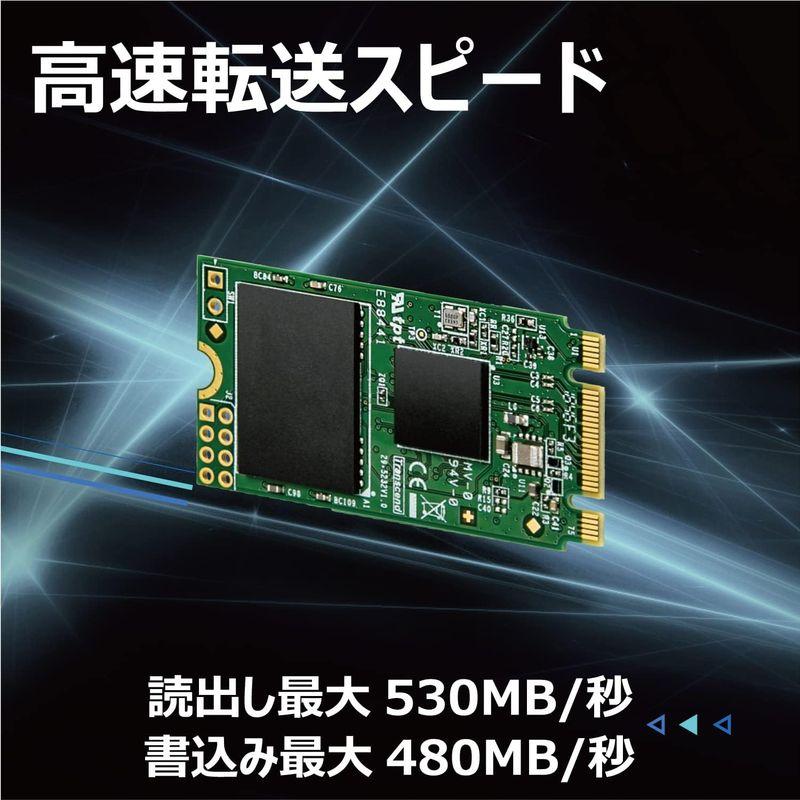 トランセンドジャパン Transcend 3D TLC NAND採用 SSD 240GB M.2 2242 SATA-III 6Gb/s T｜chatan｜02