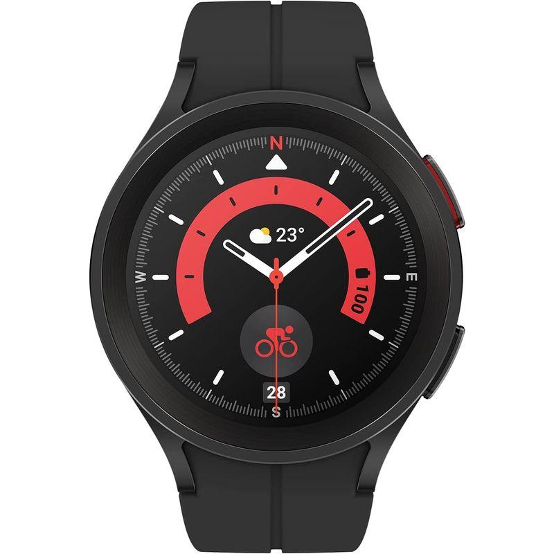 Galaxy Watch5 Pro 45mm｜ブラックチタニウム｜スマートウォッチ｜Samsung純正 国内正規品｜ SM-R920NZKA｜chatan｜02