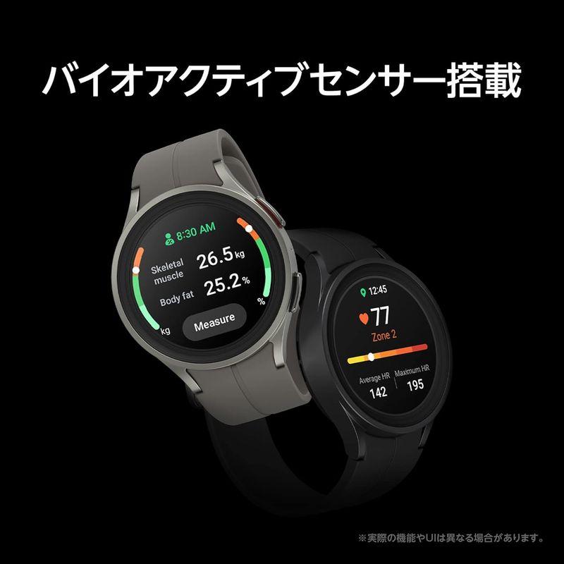 Galaxy Watch5 Pro 45mm｜ブラックチタニウム｜スマートウォッチ｜Samsung純正 国内正規品｜ SM-R920NZKA｜chatan｜06
