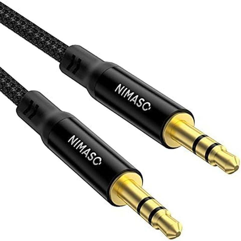 NIMASO オーディオ ケーブル AUXケーブル 3.5mm (3.6m) ステレオミニプラグ ヘッドホン、iPod、iPhone、iPa｜chatan｜06