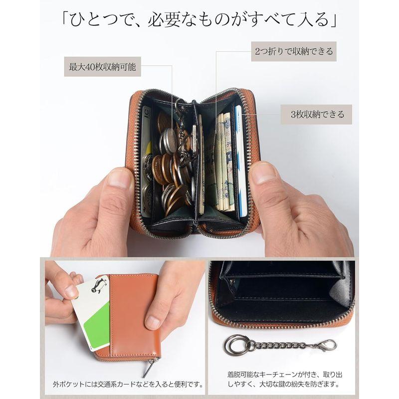 LUOLUO 小銭入れ メンズ 本革 コインケース イタリアンレザー 鍵 LUOLUO 小銭入れ メンズ 本革 コインケース イタリアンレザー 鍵