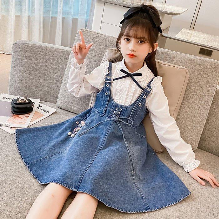 おまけ付】 セットアップ スウィート キッズ 女の子 白いシャツ+デニムストラップスカート フォーマル 結婚式 入学式 卒業式 発表会 七五三 花柄 刺繍 ナチュラル 110-160 上下セット サイズ:120 - www.we-job.com おまけ付】 セットアップ スウィート キッズ 女の子 白いシャツ+デニムストラップスカート フォーマル 結婚式 入学式 卒業式 発表会 七五三 花柄 刺繍 ナチュラル 110-160 上下セット サイズ:120 - www.we-job.com