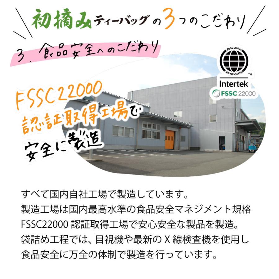 茶つみの里 初摘み ティーバッグ 3g×20包×2パック 糸付き ナイロン