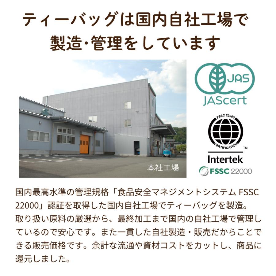 オーガニック グリーンルイボスティー お徳用 ティーバッグ 2g×100包入 有機 妊活 妊婦 美容 健康 ノンカフェイン ノンカロリー ティーパック 水出し | 茶つみの里 | 07