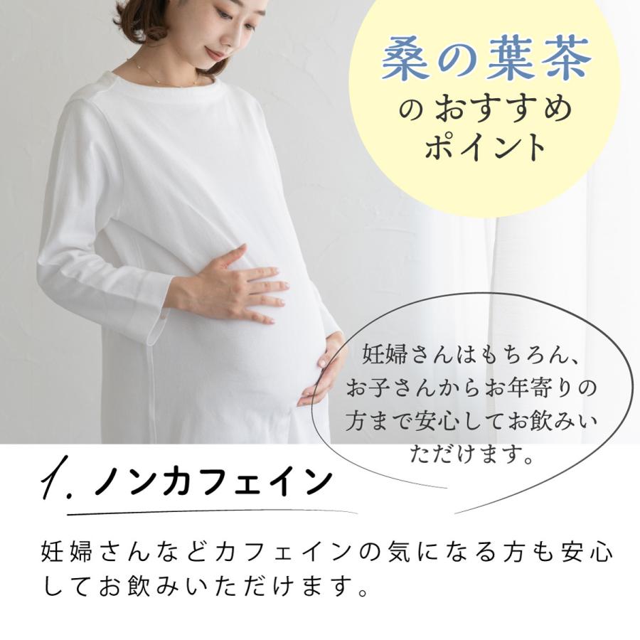 国産 桑の葉茶 ティーバッグ 2.5g×50包 ノンカフェイン 無添加 国内製造 くわの葉茶 桑葉 健康茶 カフェインレス 妊婦 授乳中 毎日 ティーパック | 茶つみの里 | 03