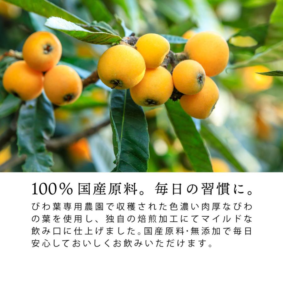 国産 びわ茶 ティーバッグ 3g×50包 ノンカフェイン 無添加 国内製造 びわの葉茶 ビワ茶 枇杷茶 ビワの葉 健康茶 妊婦 ティーパック 送料無料 | 茶つみの里 | 02