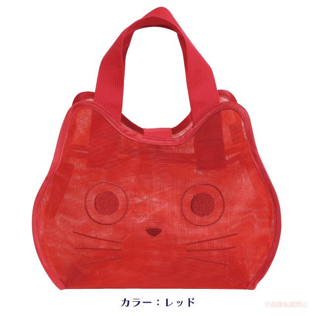 メッシュたまスパバッグ(ノアファミリー 猫グッズ ネコ雑貨 ねこ柄 温泉 サウナ 風呂 たまちゃん マチあり ギフト プレゼント 2025ss） 051-A1017 |  | 02