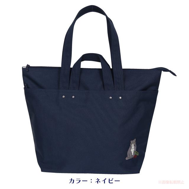 ダブルハンドルデカバッグ(ノアファミリー 猫グッズ ネコ雑貨 ねこ柄 ギフト プレゼントヴィンテージキャット シンプル 大容量 2025ss） 051-A1021 |  | 02