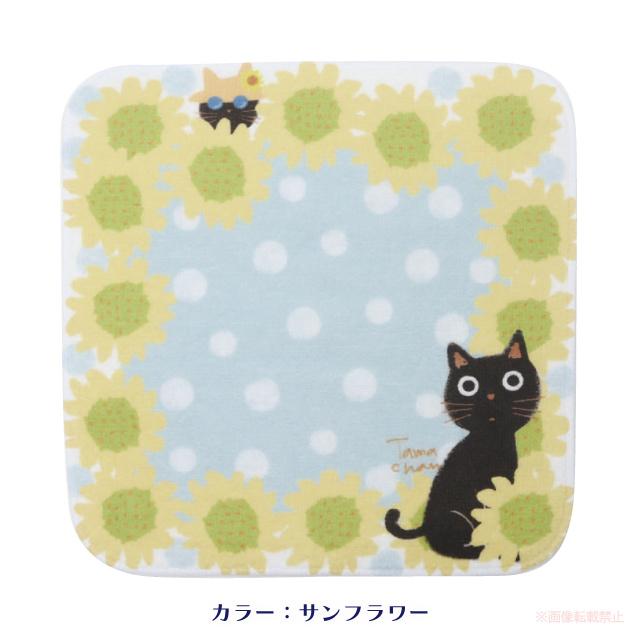 メール便対応] たまちゃんタオルハンカチ(猫グッズ ネコ雑貨