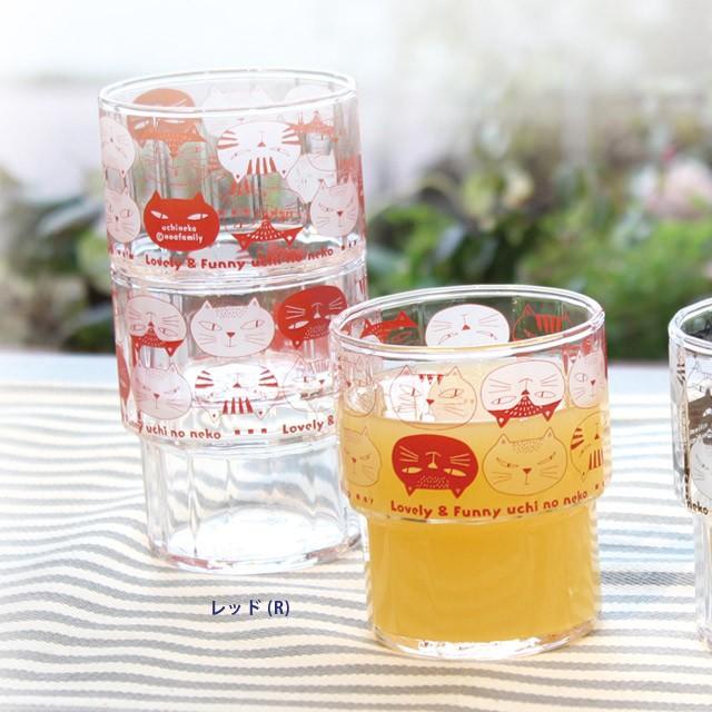 ウチ猫スタッキングタンブラー (ノアファミリー 猫グッズ ネコ雑貨