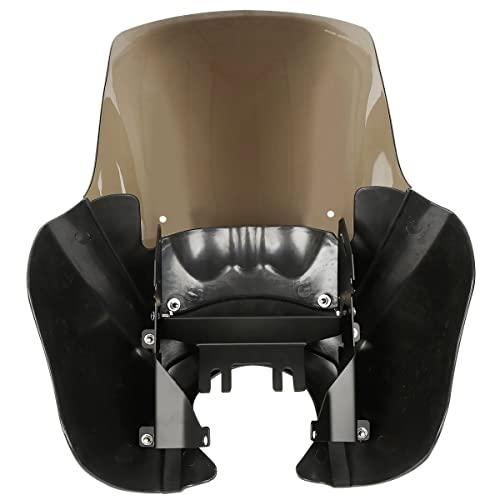 セール新品 XMT-MOTO Matte Black Front Headlight Fairing Cover with Smoke 15Harley Davidson Dyna Street Bob T-Sport用ウインドスクリーン