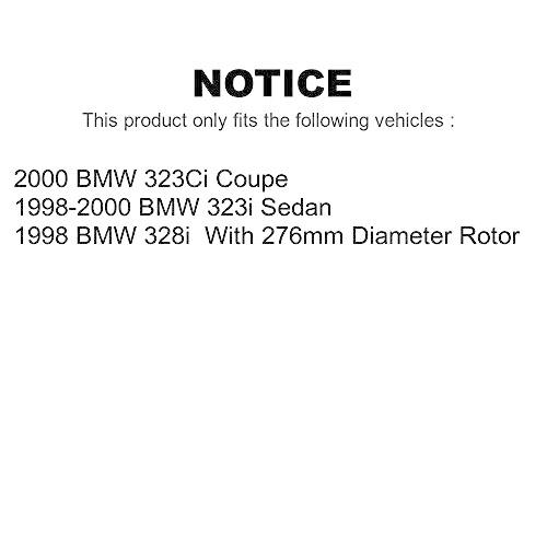 割引コー BMW 323 i 323 Ci 328 i K 8-101280用フロントリアディスクブレーキローターキット