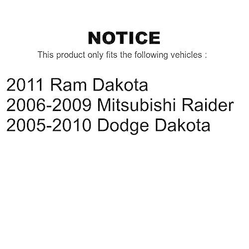 日本オンライン Dakota Dodge Mitsubishi Raider Ram K 8-101917用リアブレーキドラムペア