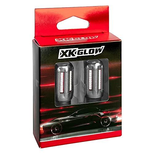 最高のショッピング カートラックモーターサイクル用XKGLOWレッド1156 LED電球キット