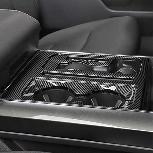 ウクライナ情勢緊迫化 Keptrim for 2021 2022 Ford F 150 Center Console Gear Shift Panel Trim、ABSカーボンファイバー