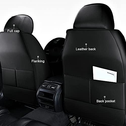 送料無料/正規品 BPOOBP for Hyundai Tucson Tucson Hybrid Car Seat Covers Full Set PU Leather All-Weather Seat Cover， Black