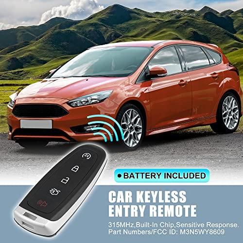 スーパーSALE限定 X AUTOHAUX 2個315 MHz M 3 N 5 WY 8609交換用Smart Proximity Keyless Entry Remote Key Fob for Ford Edge Explorer 2011-2015 for Lincoln MKS MKT MKX