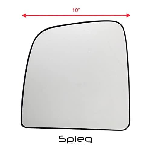 売り限定 Spieg 2014 -2022 Ram Promaster Long Arm Driver Side Mirror Upper Glass Replacement Heated with Back Plate (左)