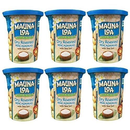 MAUNALOA(マウナロア) マカダミアナッツ塩味6缶セット (ハワイ お土産