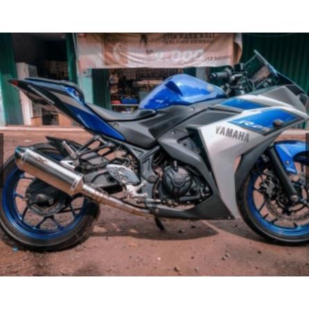 フルエキゾーストマフラー フルシステムマフラー ステンレス R25 MT25