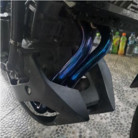 YAMAHA R25 MT25 エキゾーストパイプ フルステンレス ブルームーン