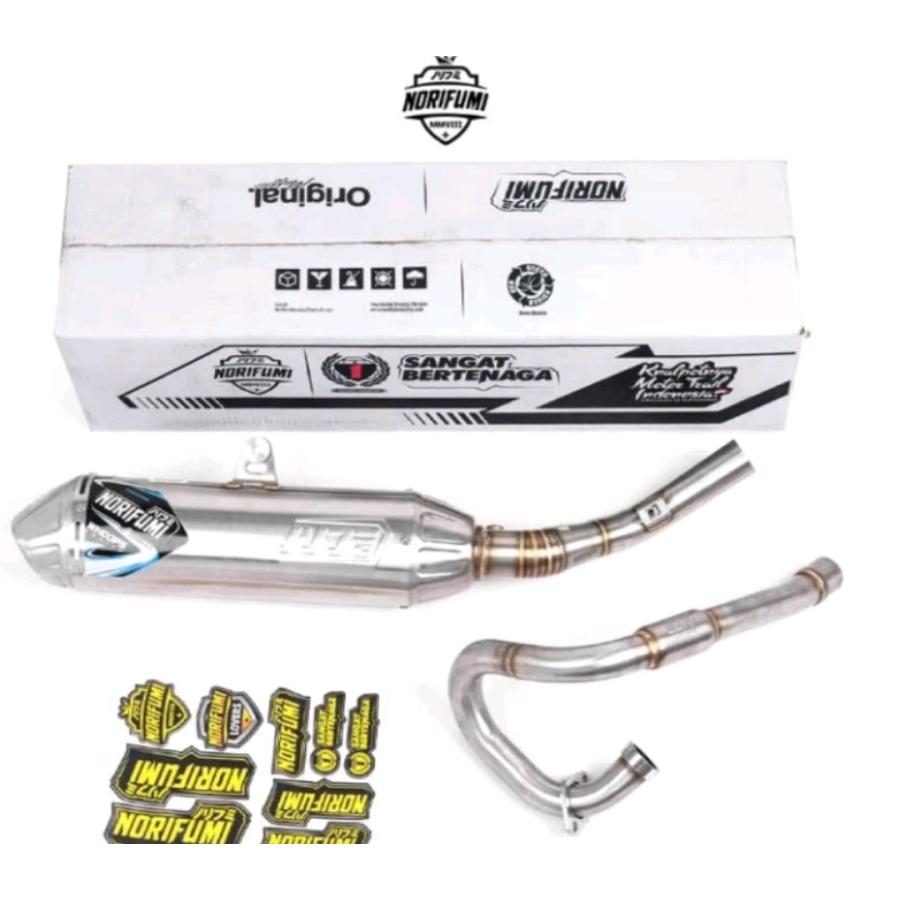 最新モデルノリフミマフラー NORIFUMI WHOOPS KLX230 フル