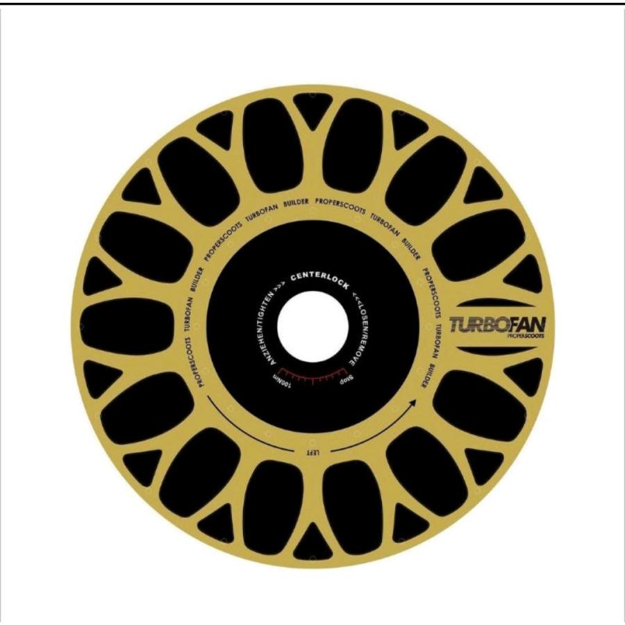 ベスパ フロントホイールカバー Turbofan R12 for Vespa Sprint ベスパ フロントホイールカバー Turbofan R12 for Vespa Sprint