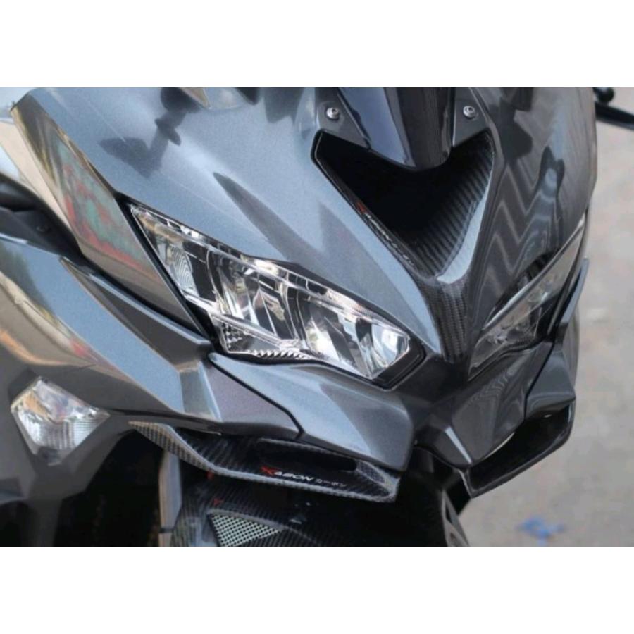 KAWASAKI ZX25R カスタム カーボン調 ウイングレット KAWASAKI ZX25R カスタム カーボン調 ウイングレット