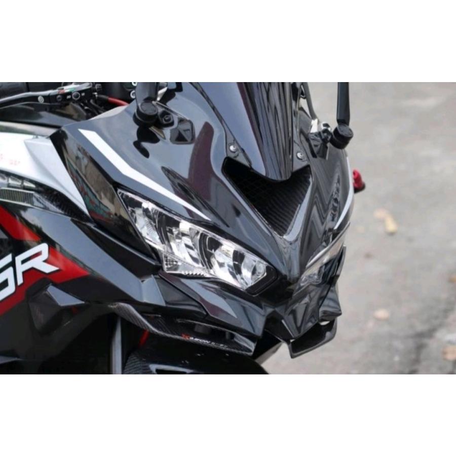 KAWASAKI ZX25R カスタム カーボン調 ウイングレット KAWASAKI ZX25R カスタム カーボン調 ウイングレット