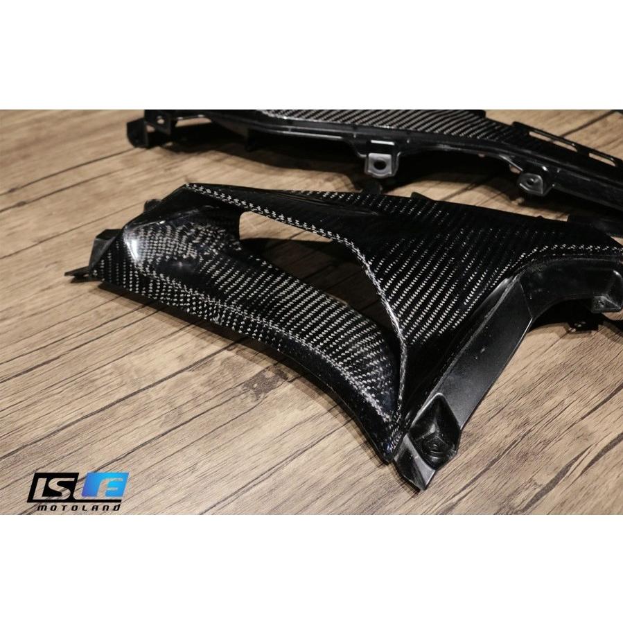 KAWASAKI ZX25R カスタム ウェットカーボン フロントサイドカバー