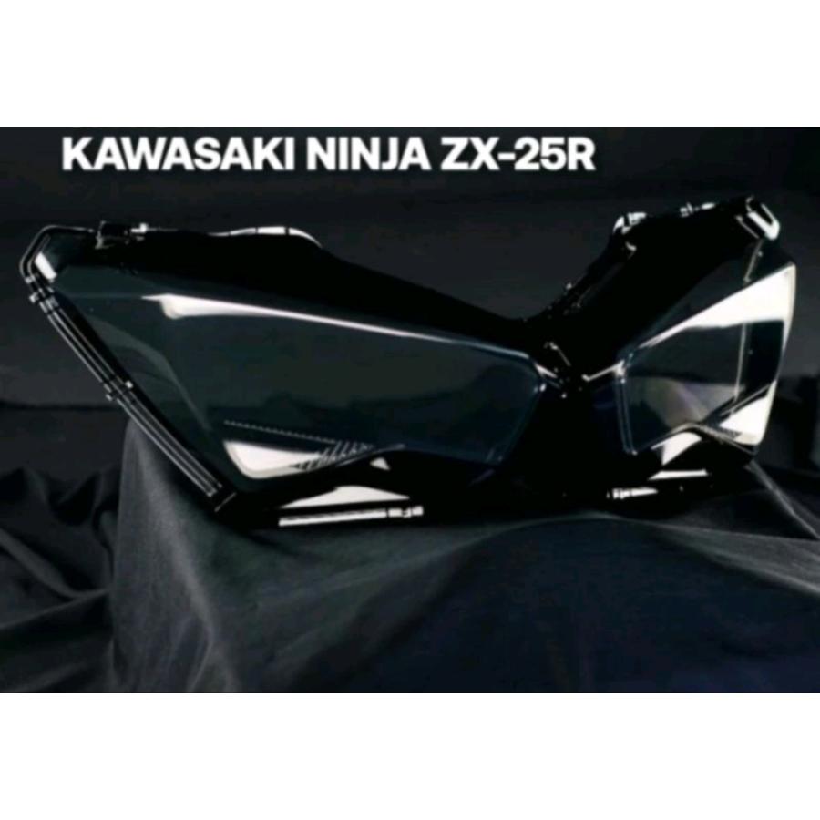 KAWASAKI ZX25R NINJA スモーク ヘッドランプカバー ヘッド KAWASAKI ZX25R NINJA スモーク ヘッドランプカバー ヘッド