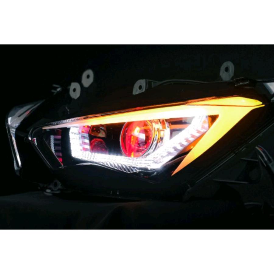KAWASAKI ZX25R NINJA プロジェクター ヘッドライト デーモン KAWASAKI ZX25R NINJA プロジェクター ヘッドライト デーモン