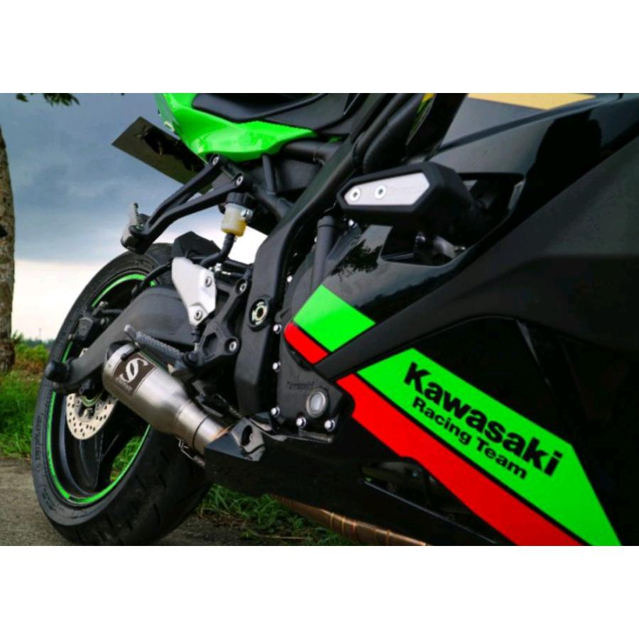 KAWASAKI ZX25R NINJA ショートマフラー シルバー フルシステム
