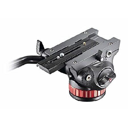 Manfrotto 2WAY雲台 プロフルードビデオ雲台 フラットベース アルミニウム製 MVH502AH 