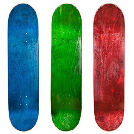 3 x Cal 7 Blank Maple 8.25" Skateboard Deck Multi Color 
