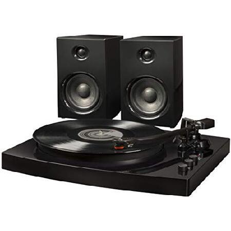 Crosley T100D 2-Speed Bluetooth Turntable System with Stereo Speakers， Black， (Model: T100D-BK)並行輸入品 T100D 並行輸入品