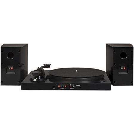 Crosley T100D 2-Speed Bluetooth Turntable System with Stereo Speakers， Black， (Model: T100D-BK)並行輸入品 T100D 並行輸入品