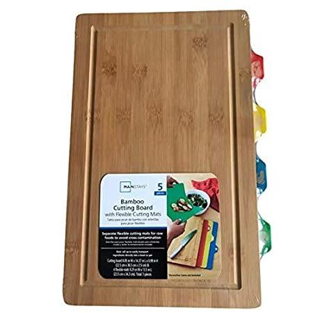 国内初の直営店 Generic, Mainstays Bamboo Cutting Board with Flexible Cutting Mats まな板