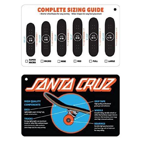 Santa Cruz Flier Hand Large Complete Skateboard, 8.25