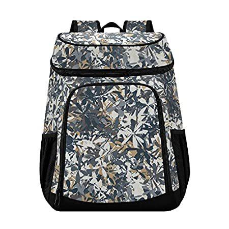 激安正規  Cooler Vintage Camouflage Floral ALAZA Backpack Ba Lunch Insulated Reusable クーラーボックス