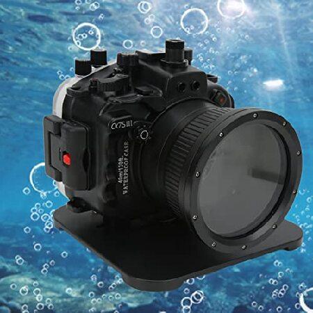Sanpyl Camera Diving Housing， 40M Waterproof Depth IPX8 Waterproof Underwater Diving Camera Case for A7S III Body with for FE 28-70 F3.5-5.6 OSS Lens Waterproof Camera Sanpyl Diving A7S Camera Case for Housing， OSS Underwater FE III Body IPX8 for Diving with 28-70 Lens 40M Waterproof Depth F3.5-5.6