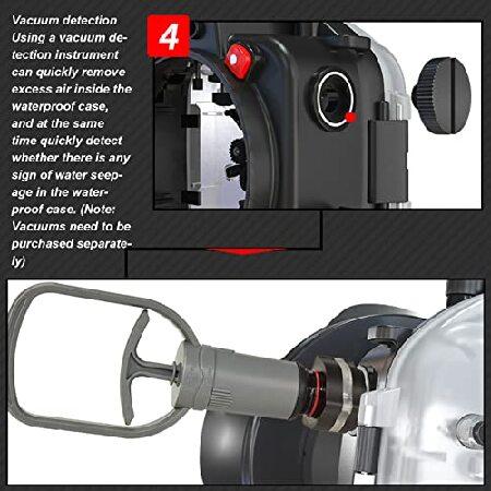 Sanpyl Camera Diving Housing， 40M Waterproof Depth IPX8 Waterproof Underwater Diving Camera Case for A7S III Body with for FE 28-70 F3.5-5.6 OSS Lens Waterproof Camera Sanpyl Diving A7S Camera Case for Housing， OSS Underwater FE III Body IPX8 for Diving with 28-70 Lens 40M Waterproof Depth F3.5-5.6