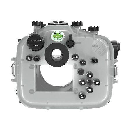 【新登場】 Seafrogs [40m/130フィート] 水中ハウジング防水スキューバダイビングケース Fujifilm X-T4 Fuji xt4用 ショートフラットポート(XC16-50mm/18-55mm) 漏れ検知セ 【M1403432173】(49192円)