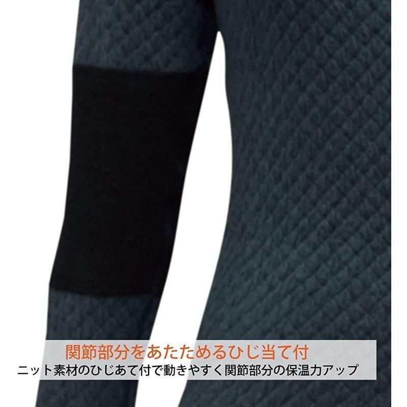 高級ブランド 婦人用ハイネックインナー ひだまり本舗 防寒インナー Qm L ネービー チョモランマプロ3重袖シリーズ ひだまり あったか肌着 その他下着 Www Seefeldsailer At