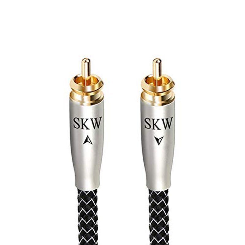 Skw Rca オス To Rca オス 同軸ケーブル オーディオケーブル サブウーファー アンプ Dvd Blu Ray Hdtv