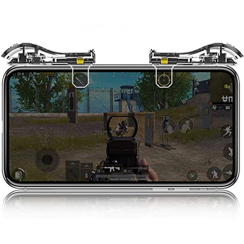 Codモバイル 荒野行動 Mobile Pubg エイムアシスト ゲームパッド 射撃ボタン 用コントローラー 透明 高速